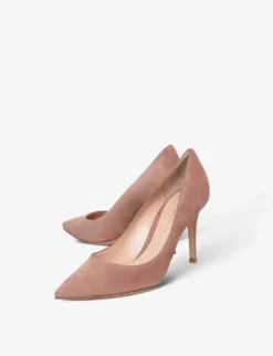 Pointed-toe Suede Court Heels -Manolo Blahnik Store R04004380 BLUSH ALT04