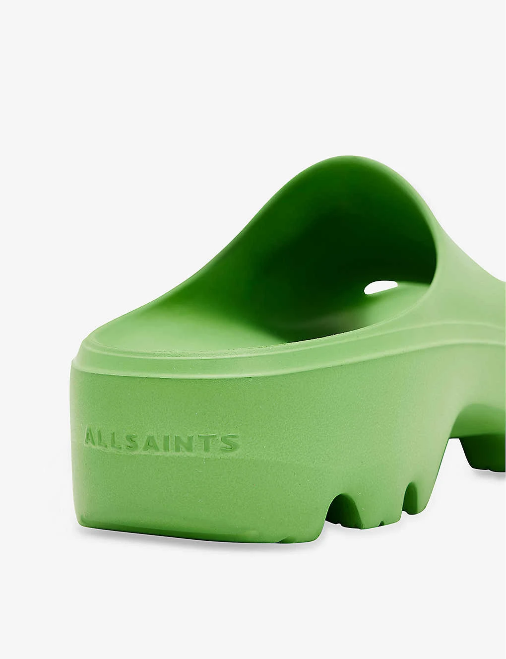 AllSaints Eclipse Flatform Rubber Sliders 5 AllSaints Eclipse Flatform Rubber Sliders - Image 5