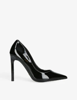 Steve Madden Vaze Faux Patent-leather Courts