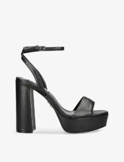 Steve Madden Lessa Faux-leather Platform Sandals