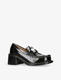 KENZOSMILE Chunky Leather Loafers -Manolo Blahnik Store R04063898 BLACK ALT02