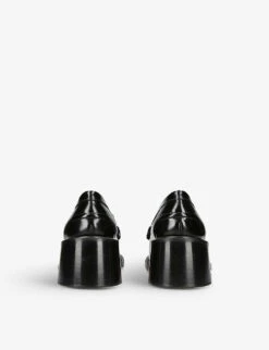 KENZOSMILE Chunky Leather Loafers -Manolo Blahnik Store R04063898 BLACK ALT03