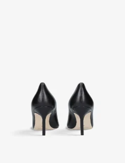 Manolo Blahnik BB 70 Pointed-toe Leather Heeled Courts -Manolo Blahnik Store R04064373 BLACK ALT03