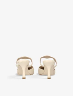 Paige Pia Pointed-toe Kitten-heel Leather Mules 7 Paige Pia Pointed-toe Kitten-heel Leather Mules -Manolo Blahnik Store R04064388 BONE ALT03