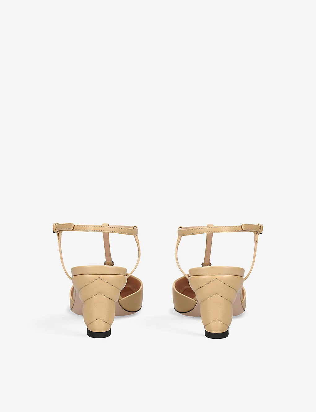 Gucci Petite GG Slingback Leather Heeled Courts 4 Gucci Petite GG Slingback Leather Heeled Courts - Image 4