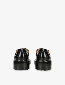 Bottega Veneta Monsieur Horsebit-embellished Leather Loafers -Manolo Blahnik Store R04075315 BLACK ALT03