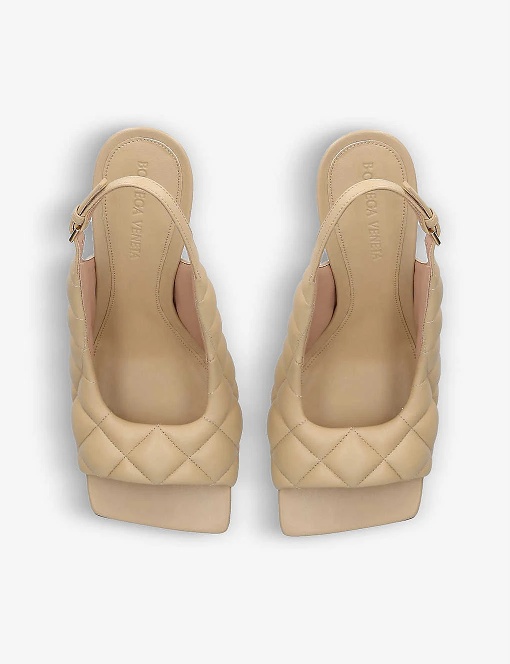 Bottega Veneta Padded Slingback Leather Courts 2 Bottega Veneta Padded Slingback Leather Courts - Image 2