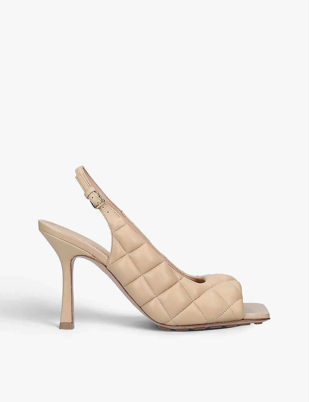 Bottega Veneta Padded Slingback Leather Courts 1 Bottega Veneta Padded Slingback Leather Courts