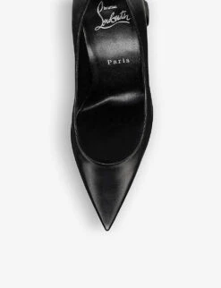 Christian Louboutin Condora 85 Leather Court Shoes 6 Christian Louboutin Condora 85 Leather Court Shoes -Manolo Blahnik Store R04075539 BLACKLINBLACK ALT02