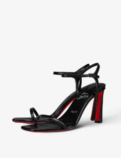 Christian Louboutin Condora Leather Heeled Sandals -Manolo Blahnik Store R04075585 BLACKLINBLACK ALT03
