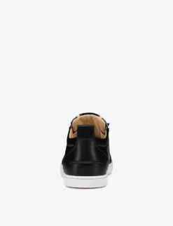 Christian Louboutin F.A.V Fique A Vontade Studded Leather Low-top Trainers -Manolo Blahnik Store R04075590 BLACK ALT03