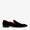 Christian Louboutin Dandy Chick Orlato Slip-on Velvet Loafers