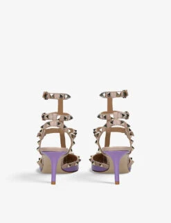 Valentino Garavani So Noir 65 Patent-leather Heeled Sandals -Manolo Blahnik Store R04077150 LILAC ALT03