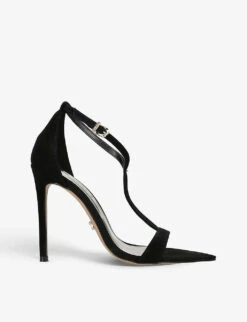 Carvela Vanity 110 Pointed-toe Stiletto Suede Sandals