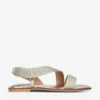 Carvela Gala Rope-effect Asymmetric Woven Sandals
