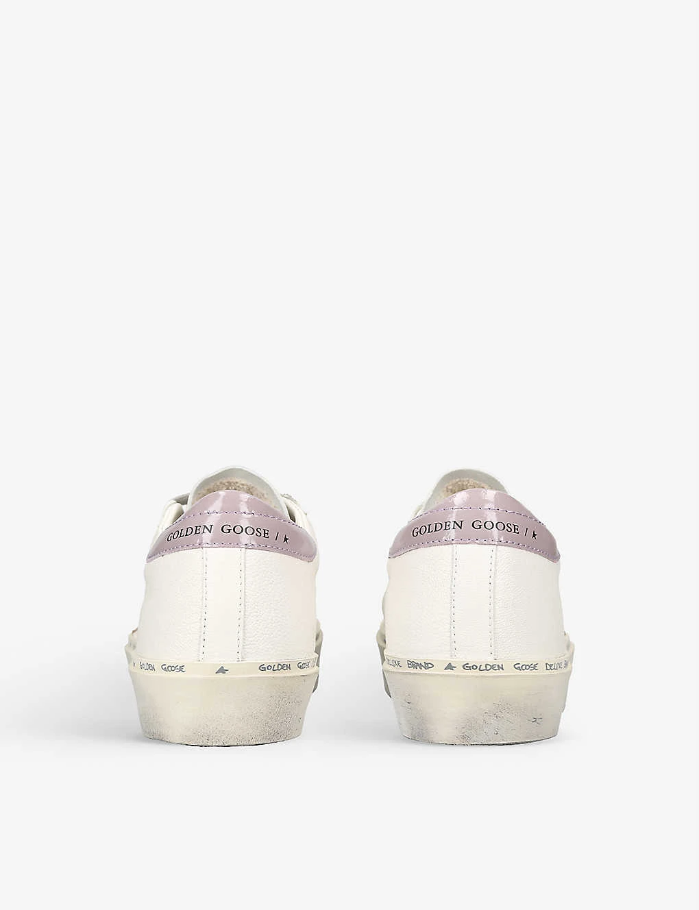 Golden Goose Hi Star Logo-embroidered Leather Low-top Trainers 4 Golden Goose Hi Star Logo-embroidered Leather Low-top Trainers - Image 4