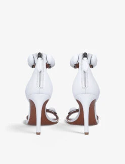 Bombe 90 Leather Heeled Sandals -Manolo Blahnik Store R04096072 WHITE ALT03