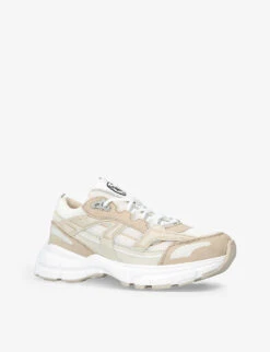 Axel Arigato Marathon Runner Leather And Mesh Trainers 6 Axel Arigato Marathon Runner Leather And Mesh Trainers -Manolo Blahnik Store R04096079 BEIGECOMB ALT02