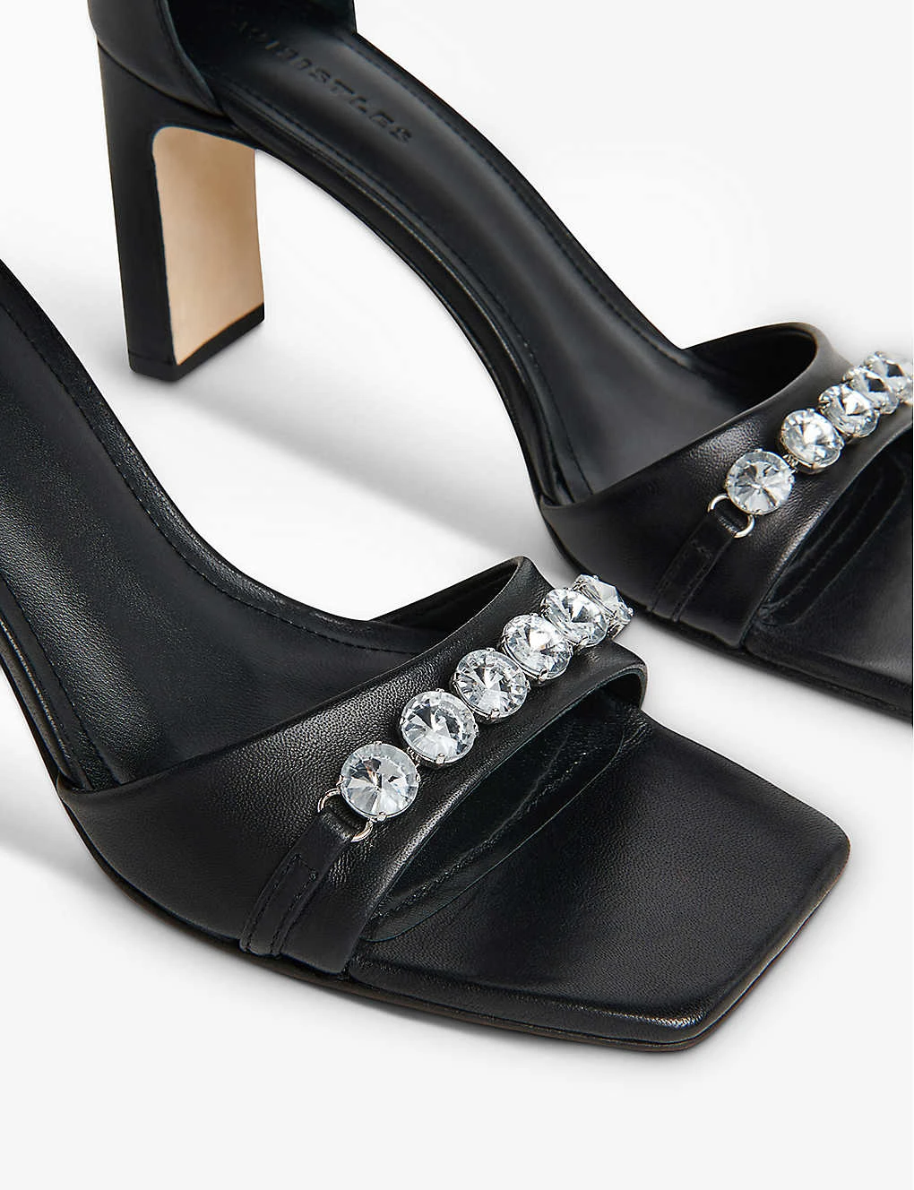 Whistles Alise Jewelled-strap Leather Heeled Sandals 3 Whistles Alise Jewelled-strap Leather Heeled Sandals - Image 3