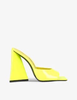 Devon Square-toe Woven Heeled Mules