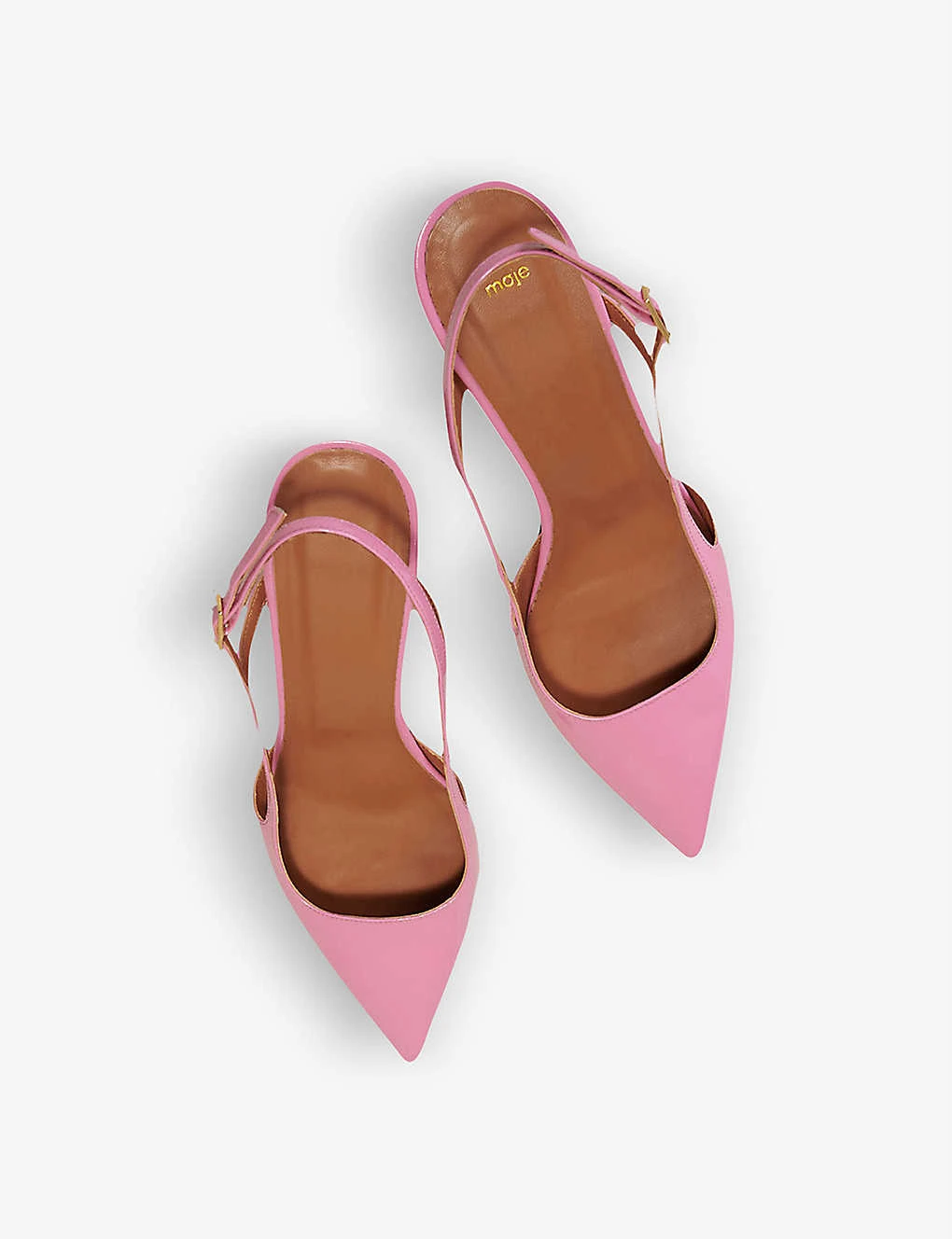 Maje Fayna Patent-leather Kitten Heels 2 Maje Fayna Patent-leather Kitten Heels - Image 2