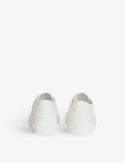 CLAUDIE PIERLOT Agile Panelled Cotton-canvas Low-top Trainers -Manolo Blahnik Store R04103317 NATURELS ALT02