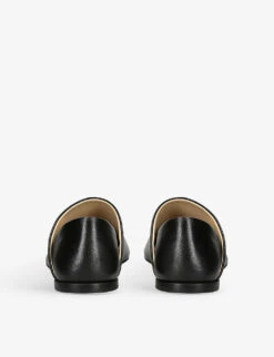 Loewe Toy Slip-on Leather Loafers -Manolo Blahnik Store R04107243 BLACK ALT03