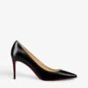 Christian Louboutin Kate 85 Pointed-toe Leather Courts
