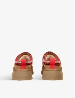 Ugg Tazz Suede And Shearling Slippers -Manolo Blahnik Store R04110623 TAN ALT03