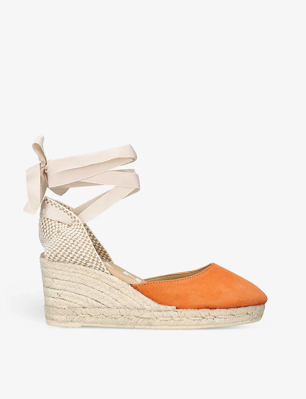 Manebi Hamptons Contrast-stitch Suede Heeled Espadrilles 1 Manebi Hamptons Contrast-stitch Suede Heeled Espadrilles