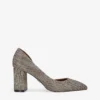 Kurt Geiger London Burlington Cut-out Heeled Woven Courts