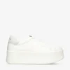Kurt Geiger London Laney Pumped Platform-sole Leather Low-top Trainers