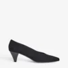 Zayla Cone-heel Suede Courts