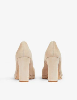 Serenity Block-heel Suede Platform Courts -Manolo Blahnik Store R04118194 CAMCAMEL ALT02