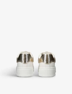 Carvela Dream Logo-embellished Faux-leather Low-top Trainers -Manolo Blahnik Store R04118609 WHITE ALT03