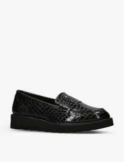 Carvela Grange Tassel-embellished Leather Loafers -Manolo Blahnik Store R04118613 BLACK ALT02