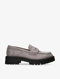 Carvela Stomper 2 Strap-detail Suede-leather Loafers