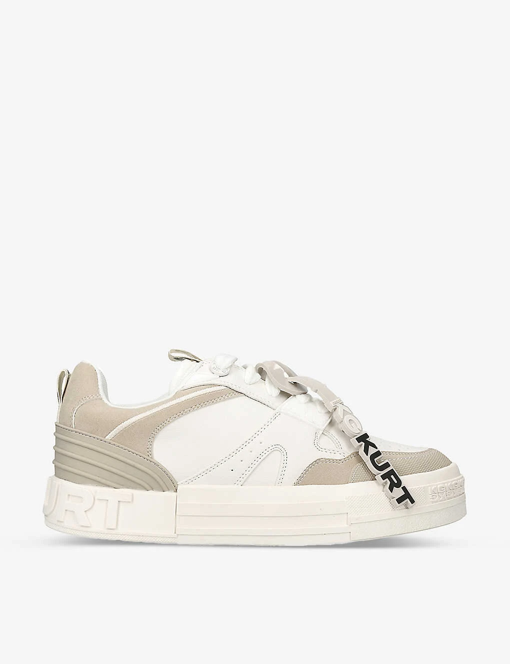 KG Kurt Geiger Lea Contrast-panel Faux-leather Low-top Trainers 1 KG Kurt Geiger Lea Contrast-panel Faux-leather Low-top Trainers