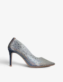 Carvela Lovebird Crystal-embellished PVC Courts
