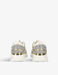 MICHAEL Michael Kors Theo Metallic Woven Trainers 7 MICHAEL Michael Kors Theo Metallic Woven Trainers -Manolo Blahnik Store R04118878 GOLDCOMB ALT03