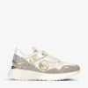 MICHAEL Michael Kors Theo Metallic Woven Trainers