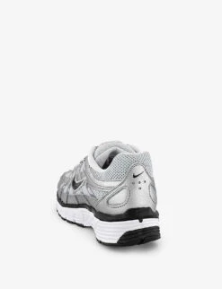 Nike P-6000 Low-top Mesh And Leather Trainers -Manolo Blahnik Store R04119146 WHITESILVERBLACK ALT03