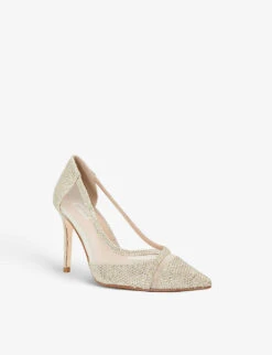 Dune Banks Textured-metallic Court Shoes 7 Dune Banks Textured-metallic Court Shoes -Manolo Blahnik Store R04122418 GOLDFABRIC ALT02