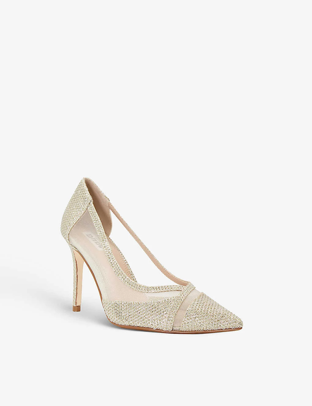 Dune Banks Textured-metallic Court Shoes 3 Dune Banks Textured-metallic Court Shoes - Image 3