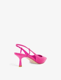Dune Clip Pointed Faux-leather Court Shoes -Manolo Blahnik Store R04122424 PINKREPTILESYNTHETIC ALT03