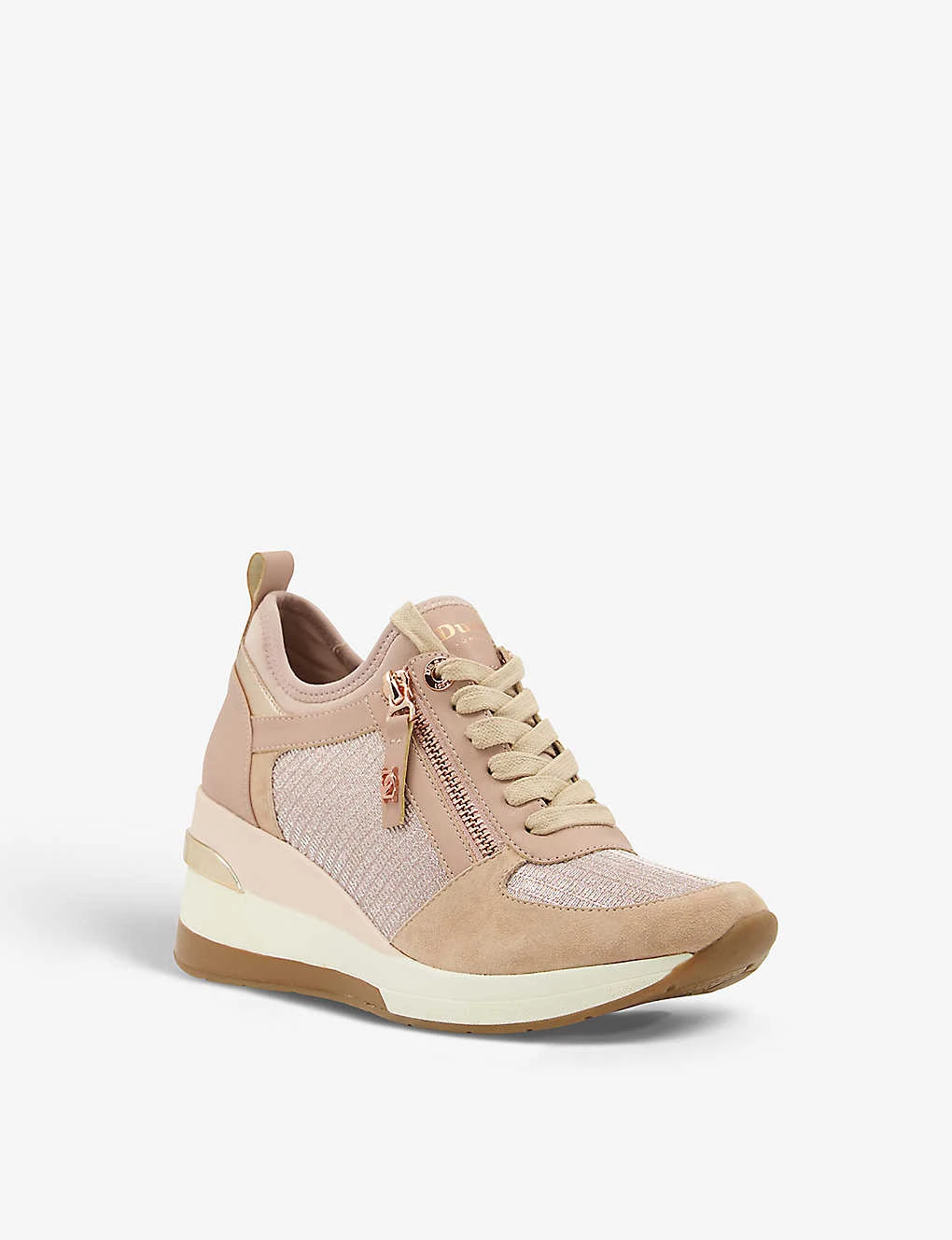 Dune Eilin Wedge Leather Trainers 3 Dune Eilin Wedge Leather Trainers - Image 3