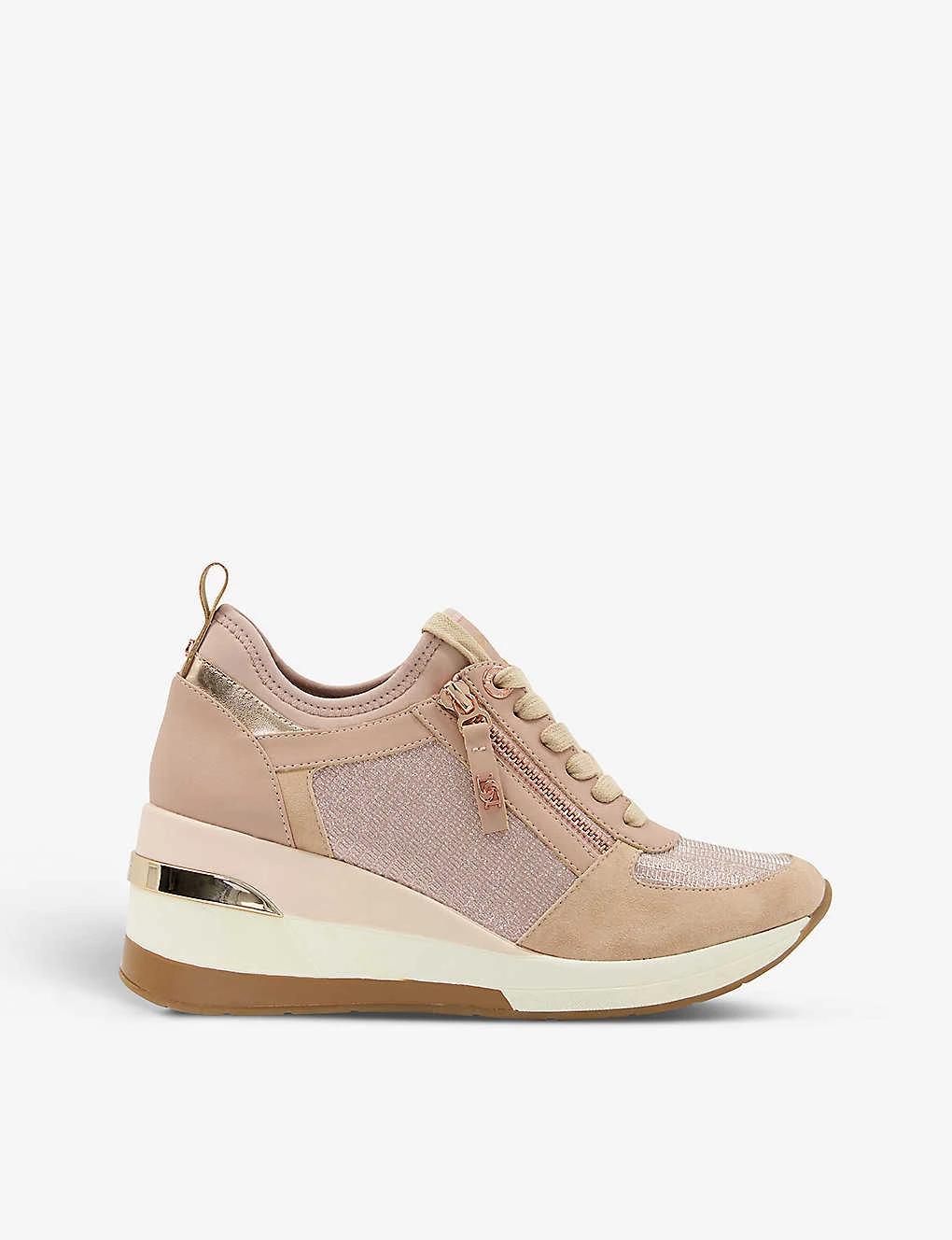 Dune Eilin Wedge Leather Trainers 1 Dune Eilin Wedge Leather Trainers