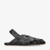 Bottega Veneta Intrecciato-weave Buckled Leather Sandals