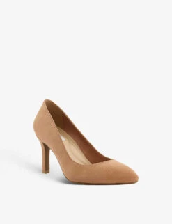 Dune Adele Round-toe Suede Courts -Manolo Blahnik Store R04125424 CAMELNUBUCK ALT02