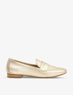 Dune Gianetta Padded-sole Leather Loafers